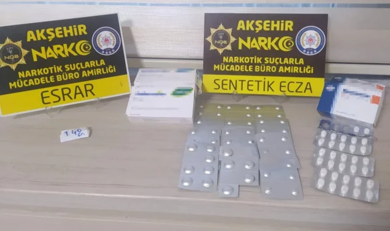 Konya'da uyuşturucu operasyonu: 1 tutuklama