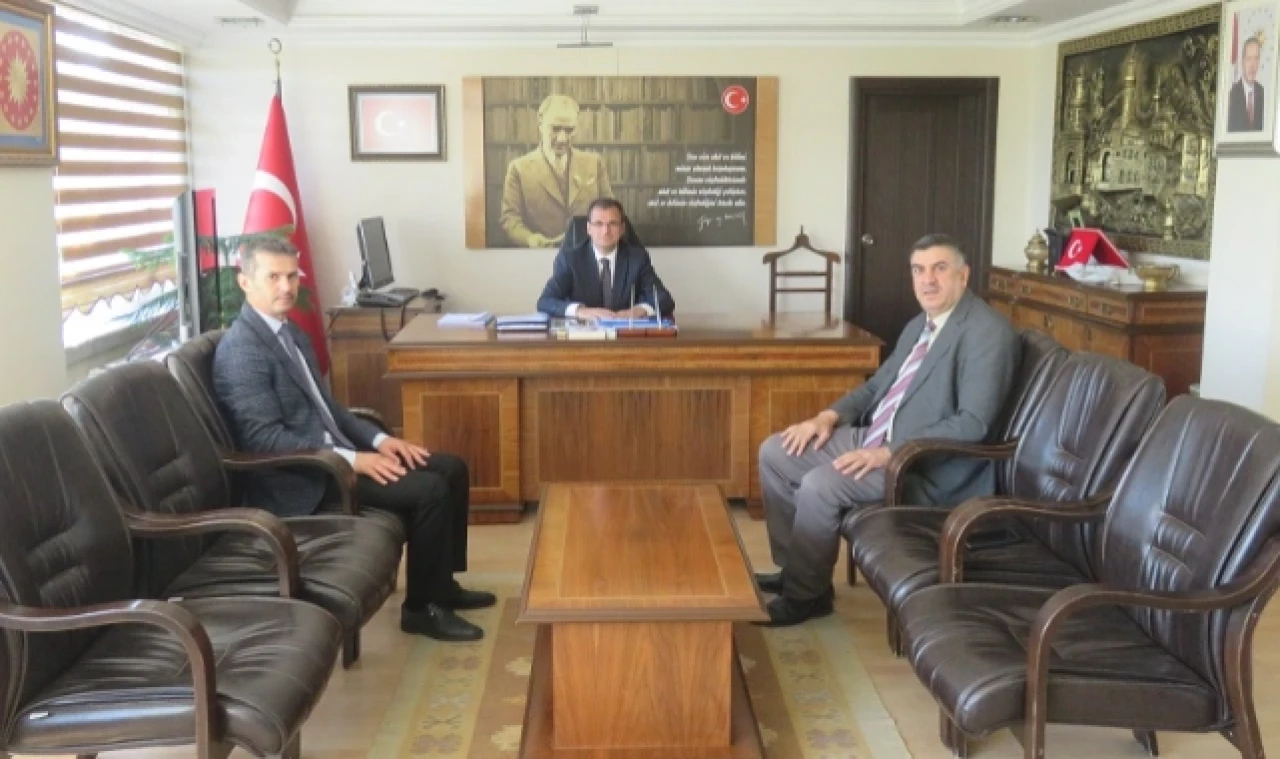 Müftü’den Kaymakam Güldoğan’a ziyaret
