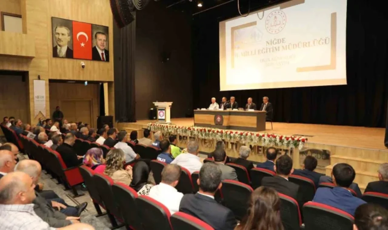 Niğde'de okul güvenliği toplantısı yapıldı