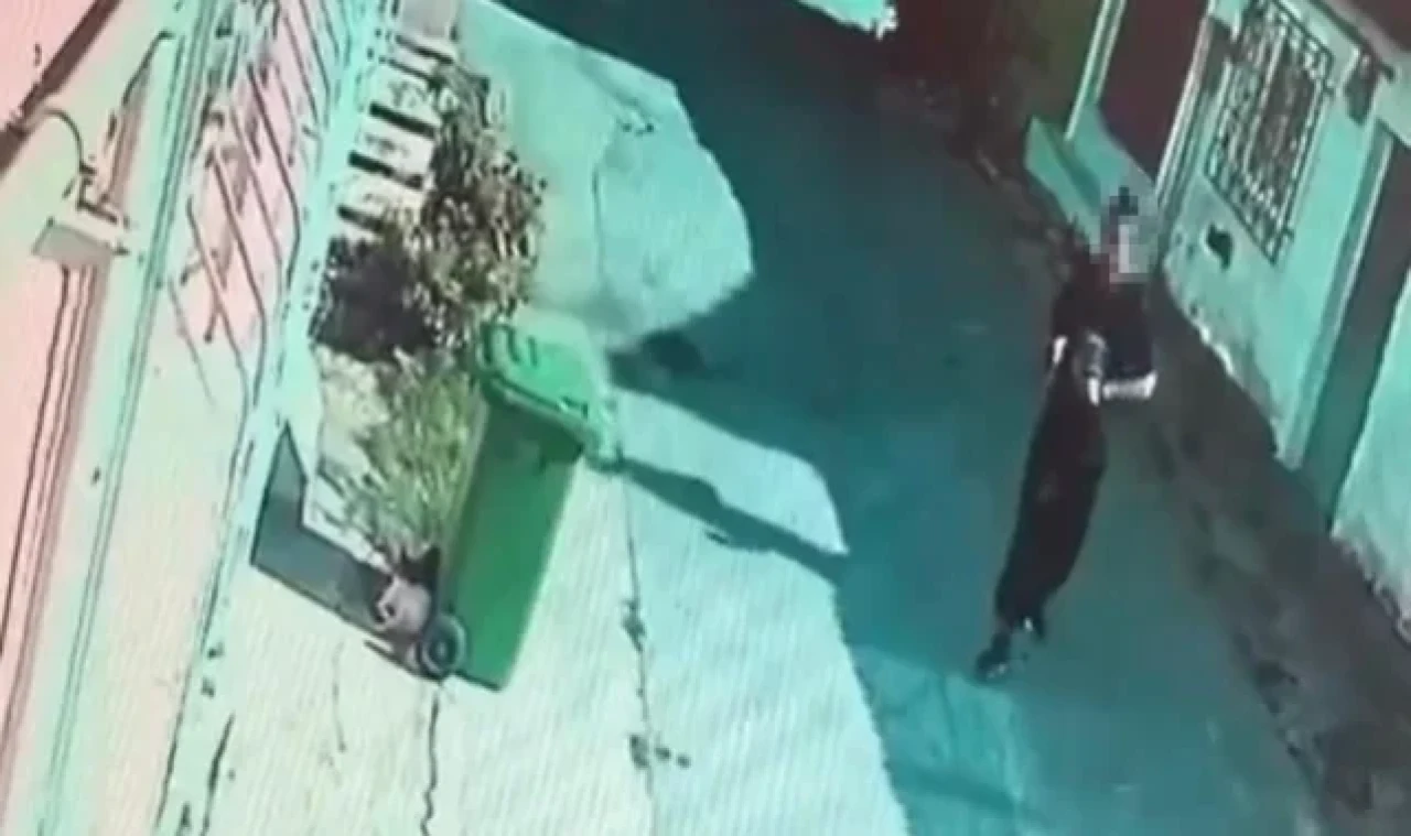 Örümcek adam gibi tırmandığı balkondan kıyafet çaldı