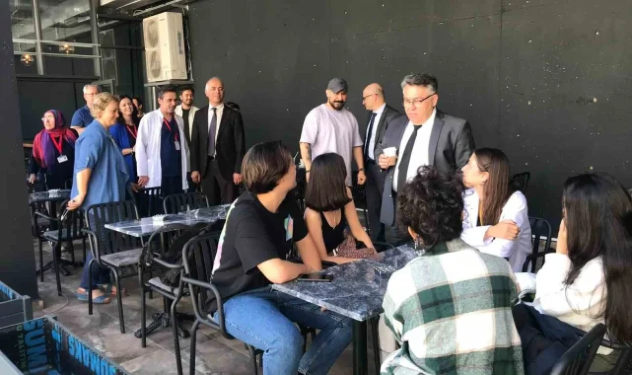 Rektör Özölçer'den üniversite hastanesine ziyaret