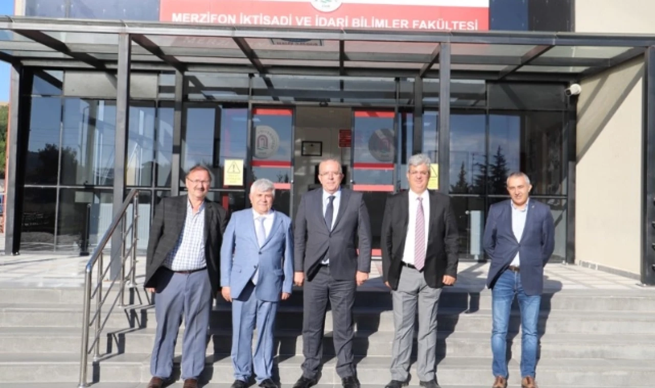 Rektör Turabi, Merzifon İİBF’ni ziyaret etti