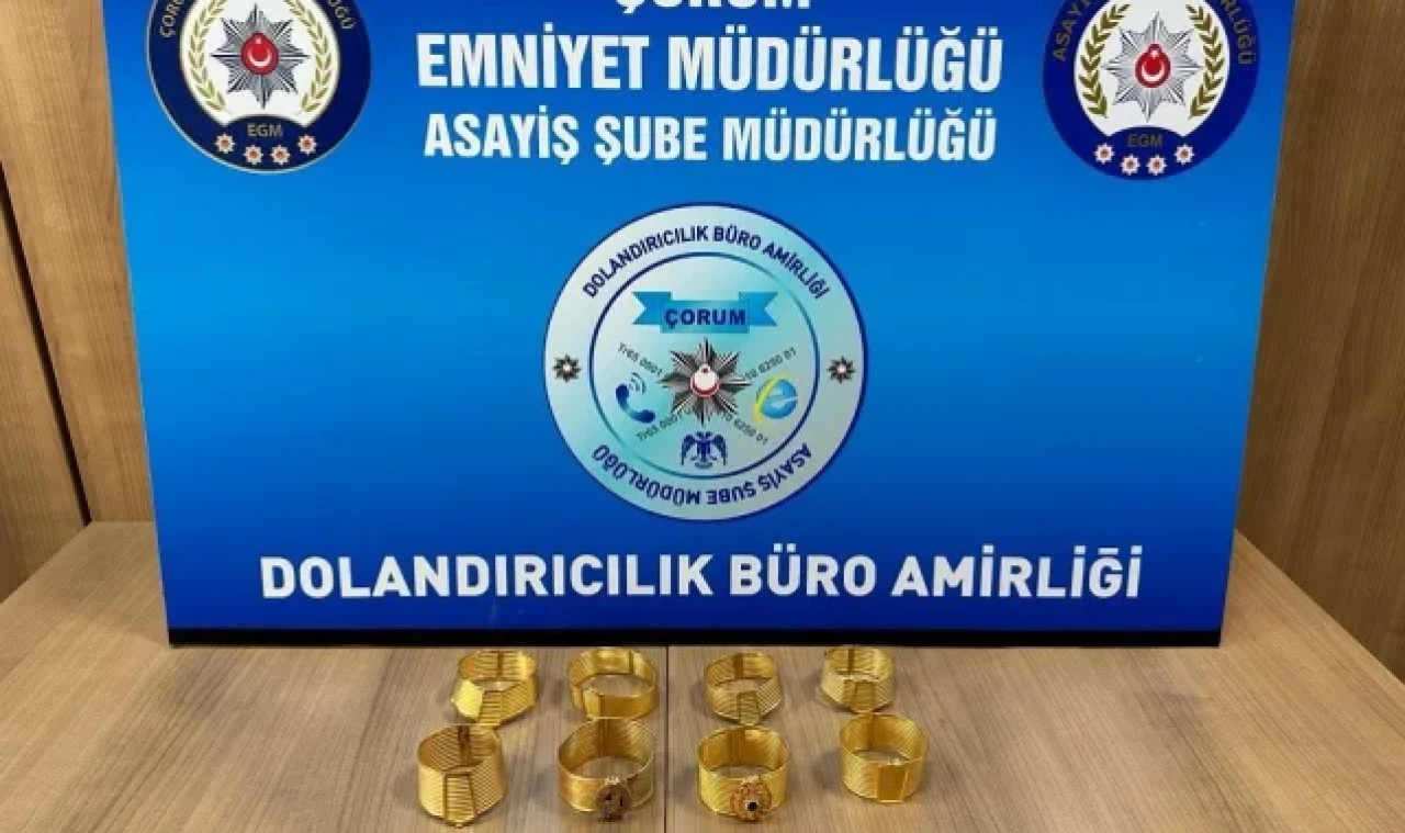 Sahte altınla kuyumcuyu dolandıran şahıslar polisten kaçamadı: 2 gözaltı