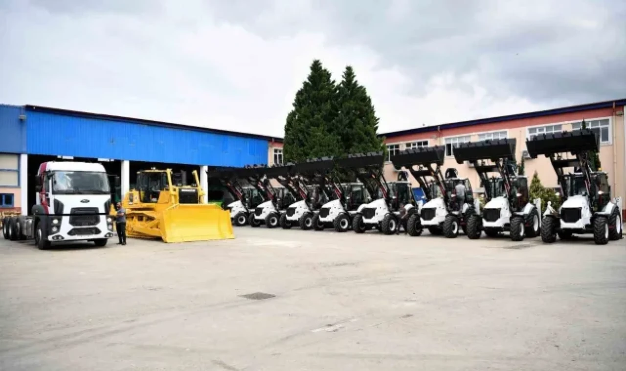 SBB'den ilçelere iş makinesi takviyesi