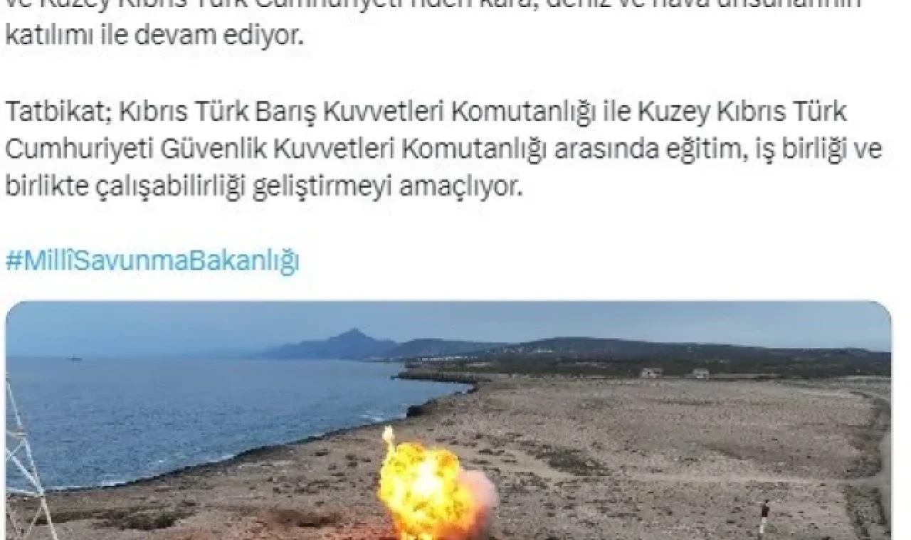Şehit Yüzbaşı Cengiz Topel Akdeniz Fırtınası Tatbikatı devam ediyor