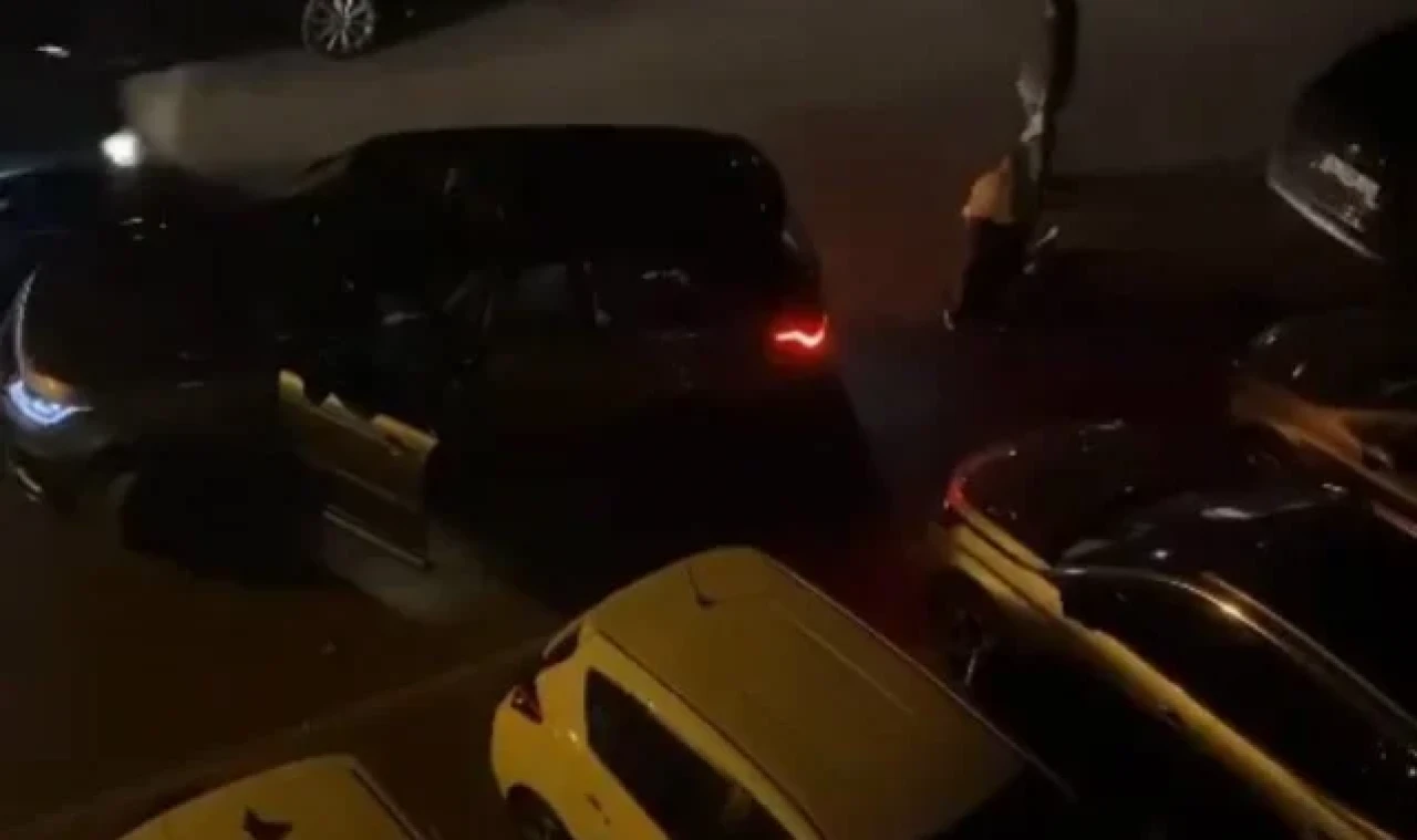 Sokak ortasında kadını darp edip, zorla araca bindirdiler