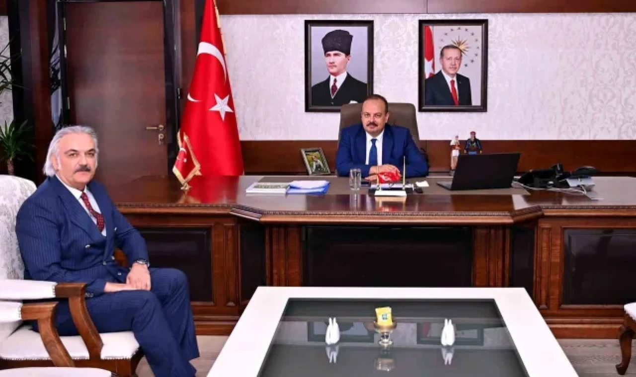 Söke'nin yeni Kaymakamı Ali Akça, Aydın Valisi Canbolat ile bir araya geldi