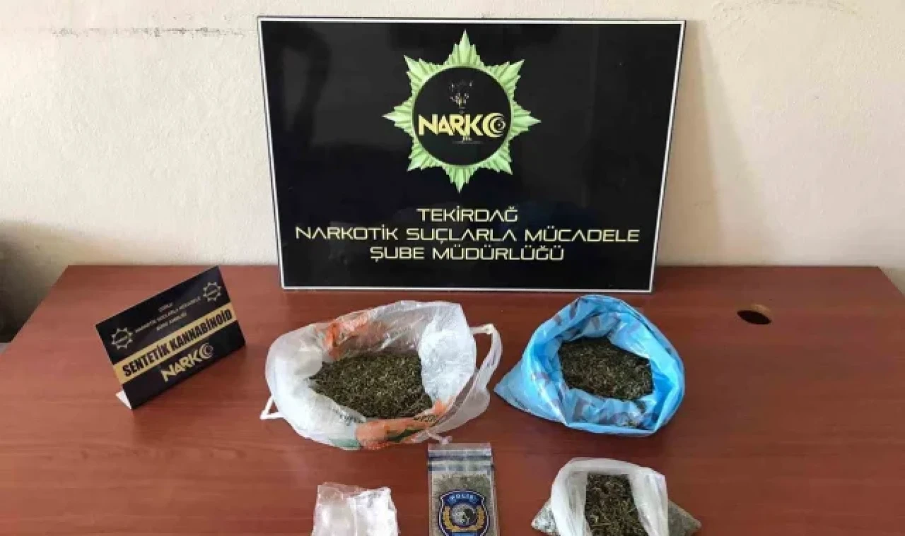 Tekirdağ'ın 2 ilçesinde uyuşturucuya dev operasyon