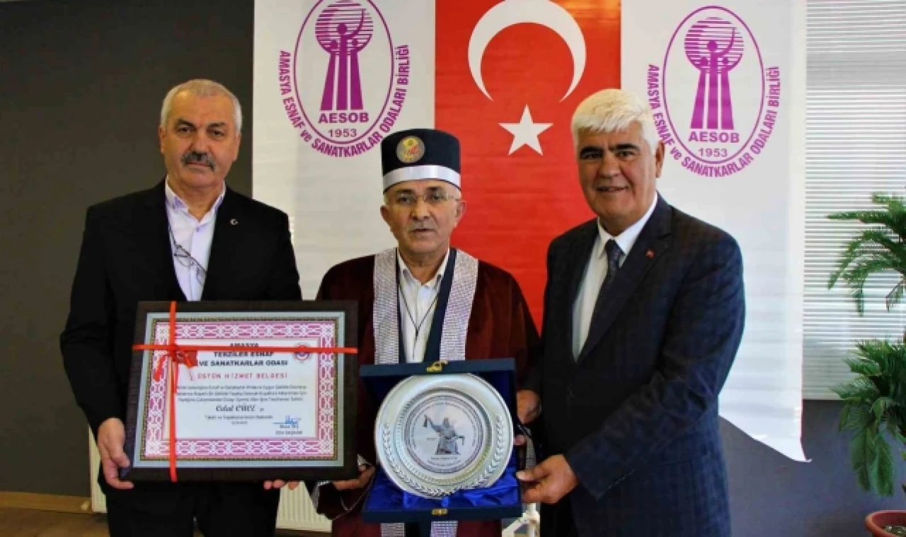 Terziler Federasyonu Amasyalı Celal Cüce'yi 'yılın ahisi' seçti