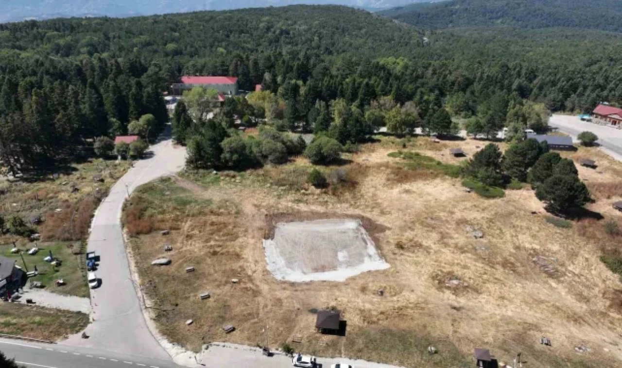 Uludağ'da 1. Derece sit alanına çakıl taşları döküldü