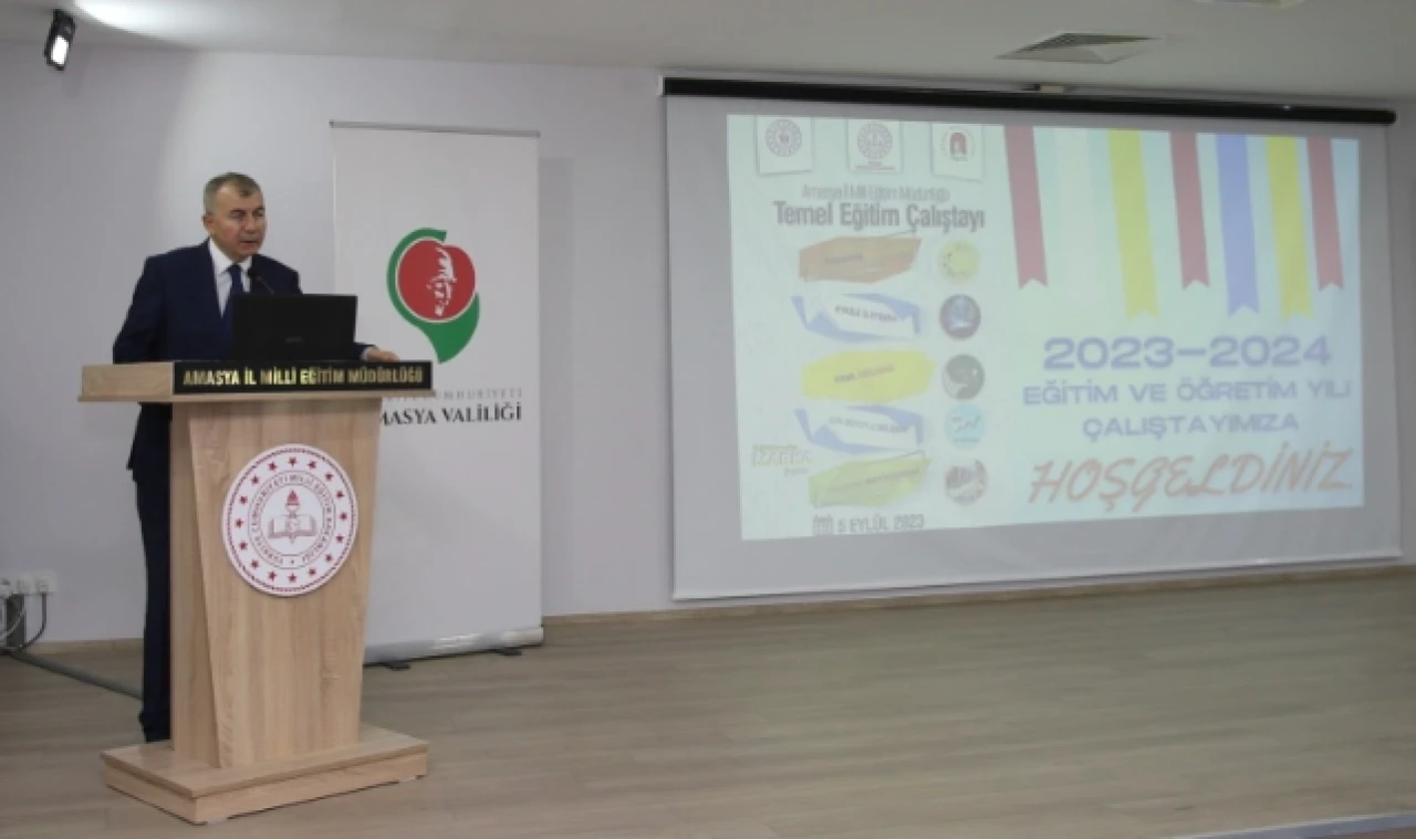 Vali Doruk, Temel Eğitim Çalıştay'ına katıldı