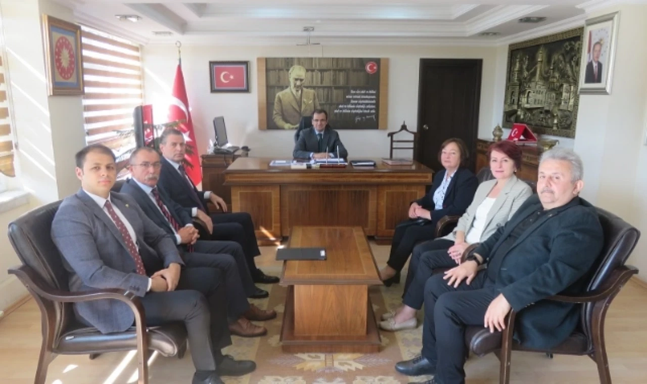 Vekil Karagöz, Kaymakam Güldoğan’ı ziyaret etti
