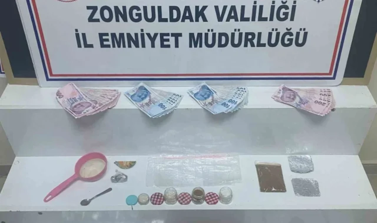 Zonguldak'ta uyuşturucu operasyonunda 1 tutuklu