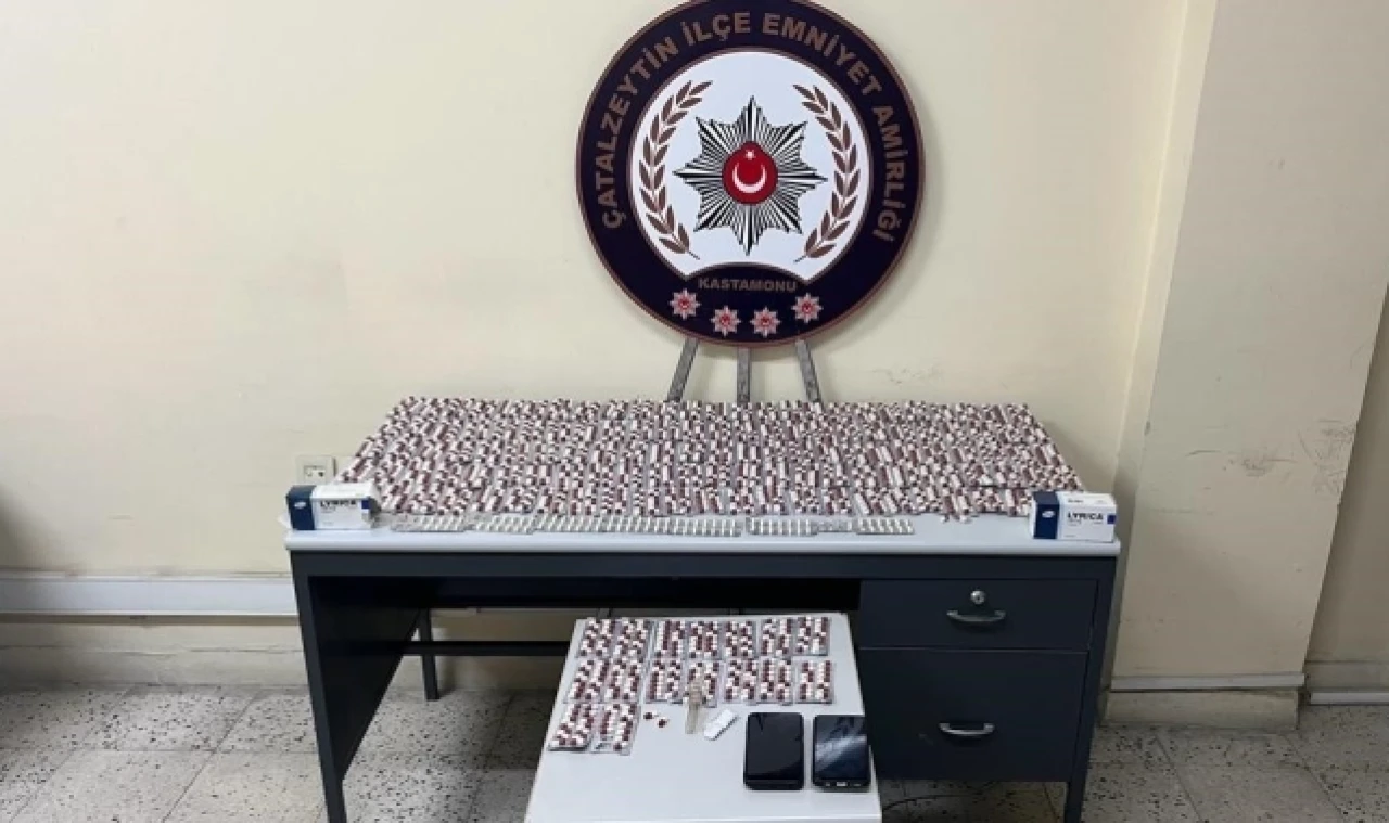 2 bin 50 adet sentetik ecza ele geçirildi