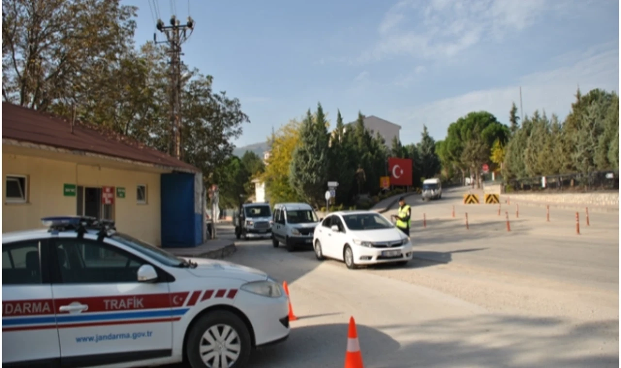 621 araç denetlendi
