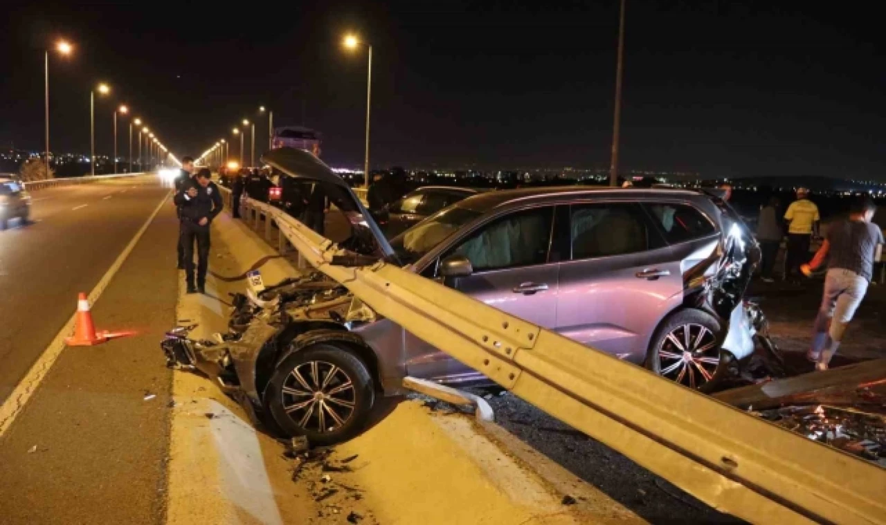 7 araç birbirine girdi, ortalık savaş alanına döndü