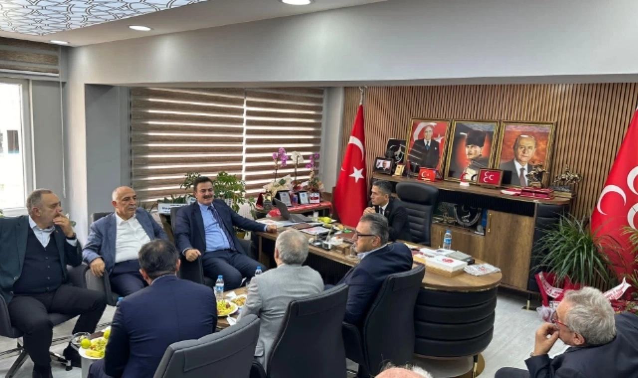 Ak Parti’den Mhp'ye Hayırlı Olsun Ziyareti