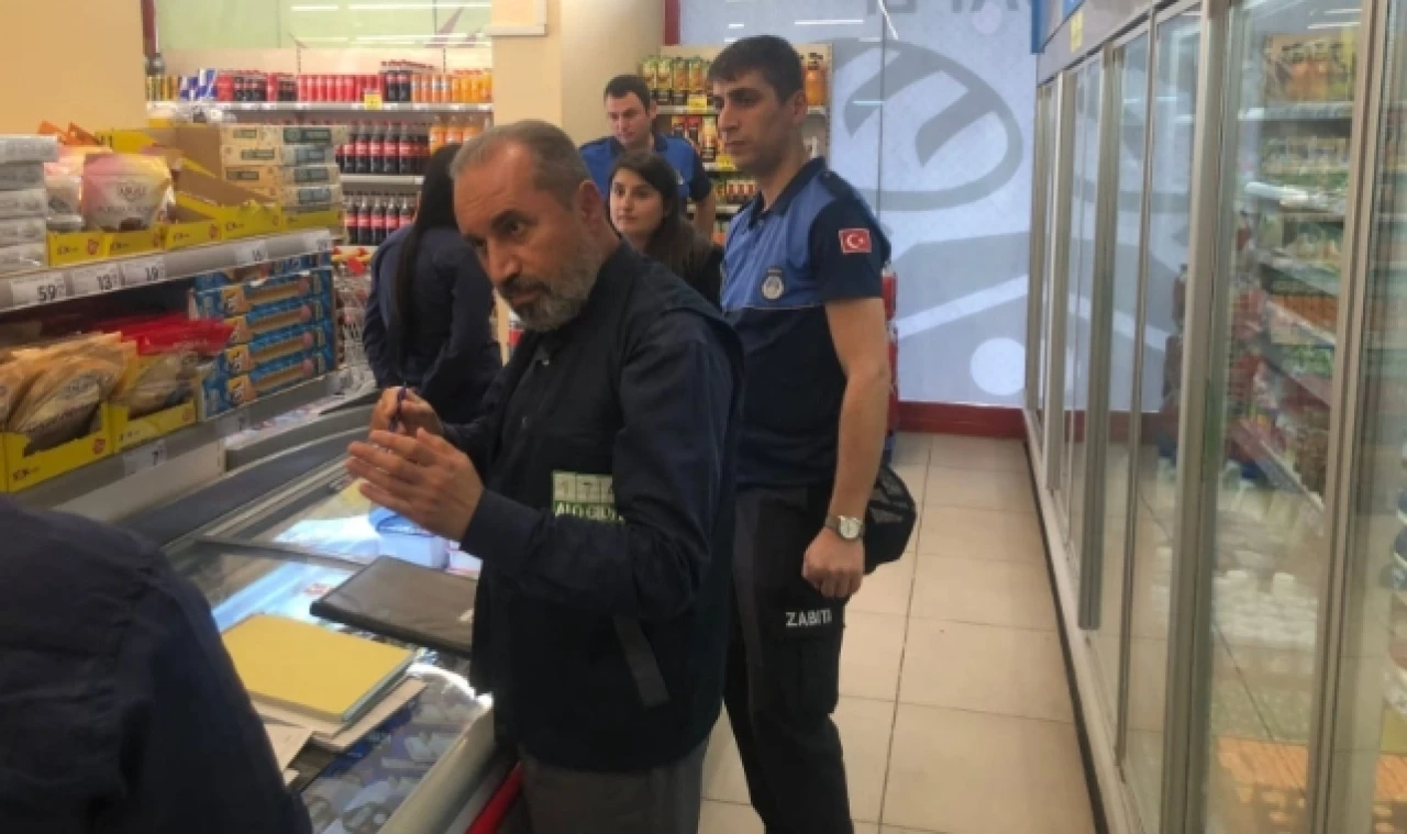 Amasya’da marketler denetleniyor