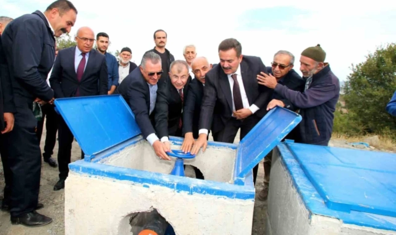 Amasya'da 3 köyde 2500 dekar tarım arazisi suyla buluştu