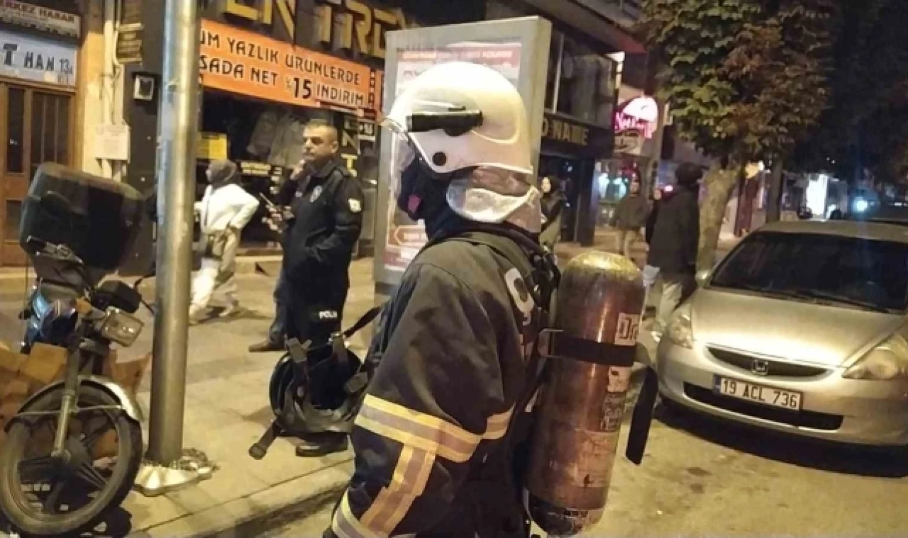 Baca yangını paniğe neden oldu