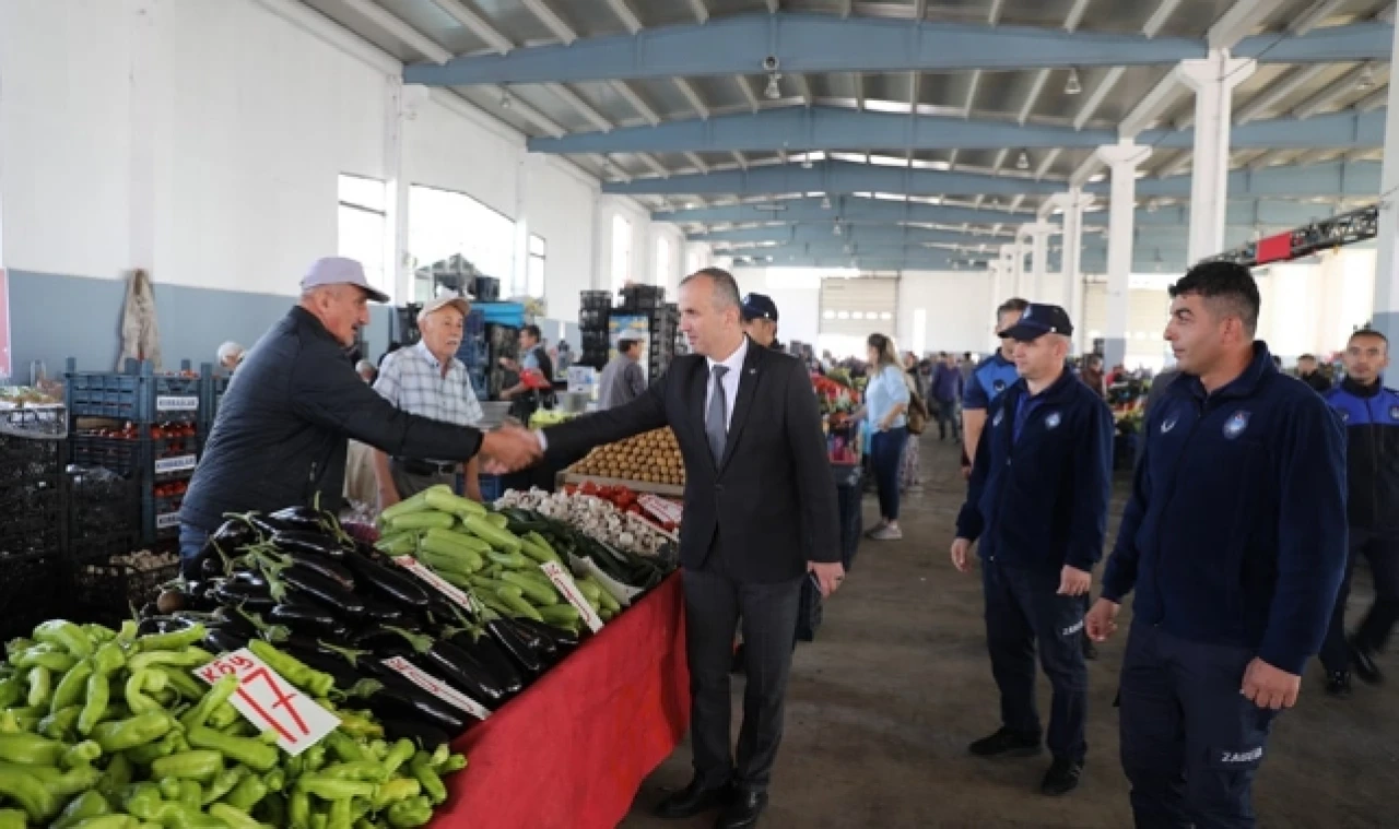 Başkan Vekili Ergül Pazarı Denetledi