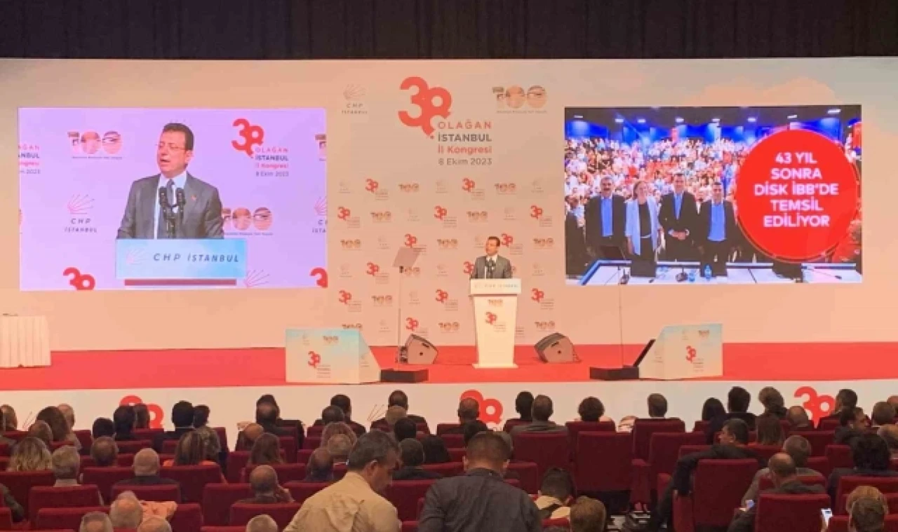 CHP İstanbul İl Kongresi'nde İmamoğlu'ndan "yenilenme" mesajı