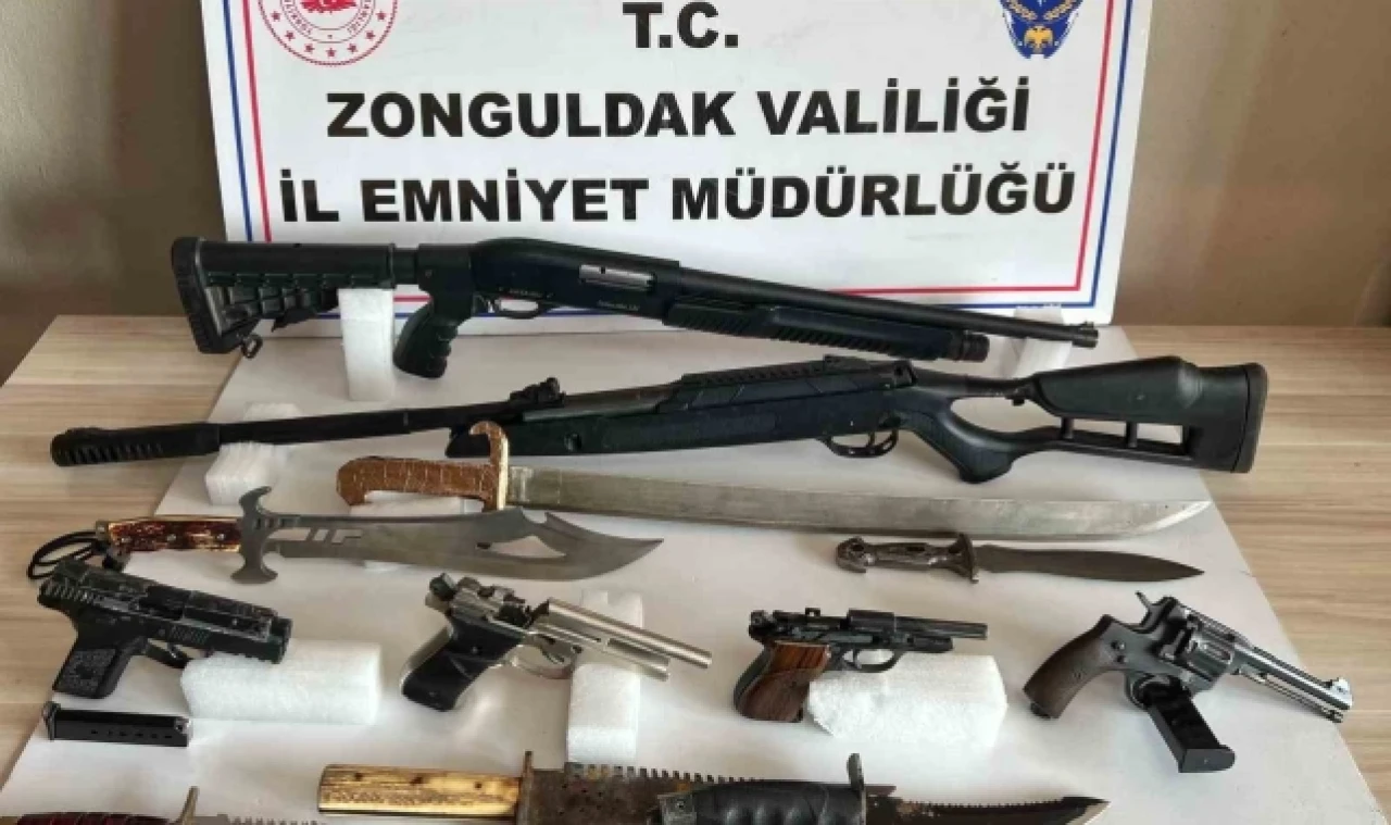 Kafes operasyonunda Zonguldak'ta 18 şüpheli gözaltında