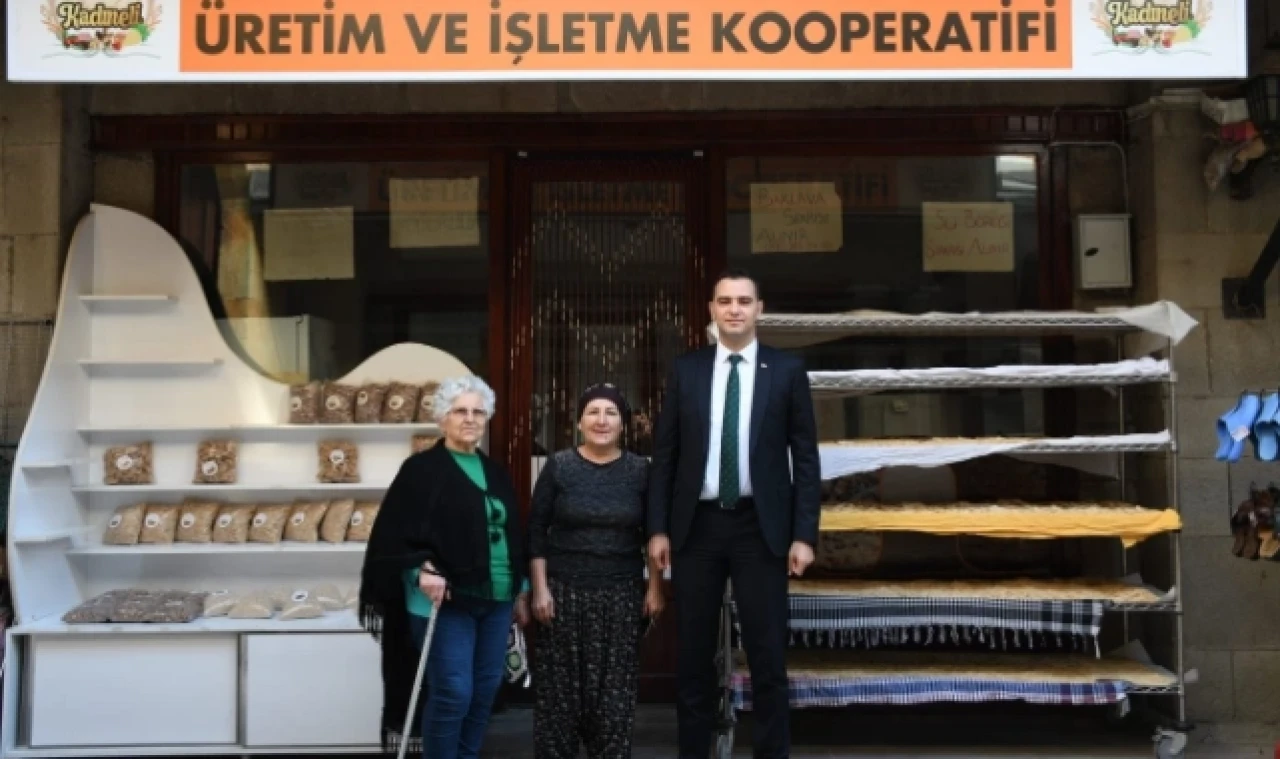 Kaymakam Büyükkaymakçı kadın girişimcileri ziyaret etti.