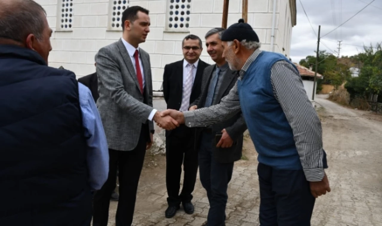 Kaymakam Büyükkaymakçı Ovabaşı köyünü ziyaret etti