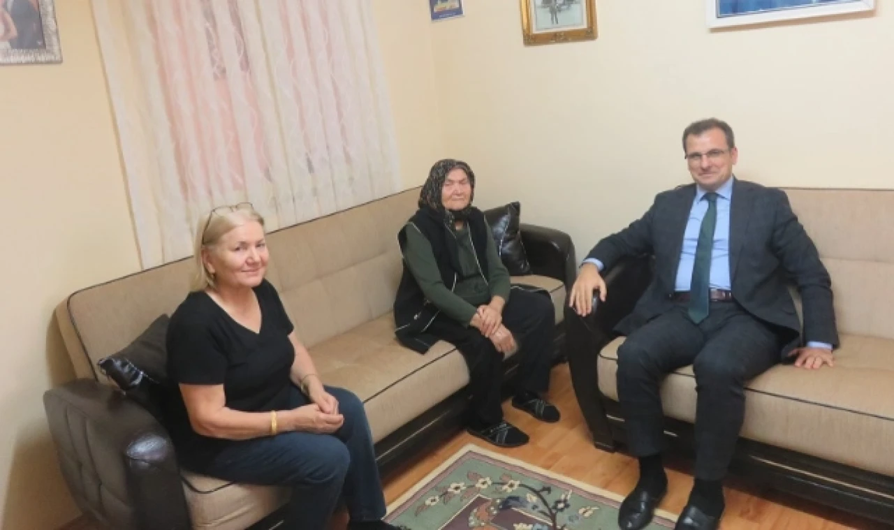 Kaymakam Güldoğan Şehit ve Gazi Ailelerini ziyaret etti.