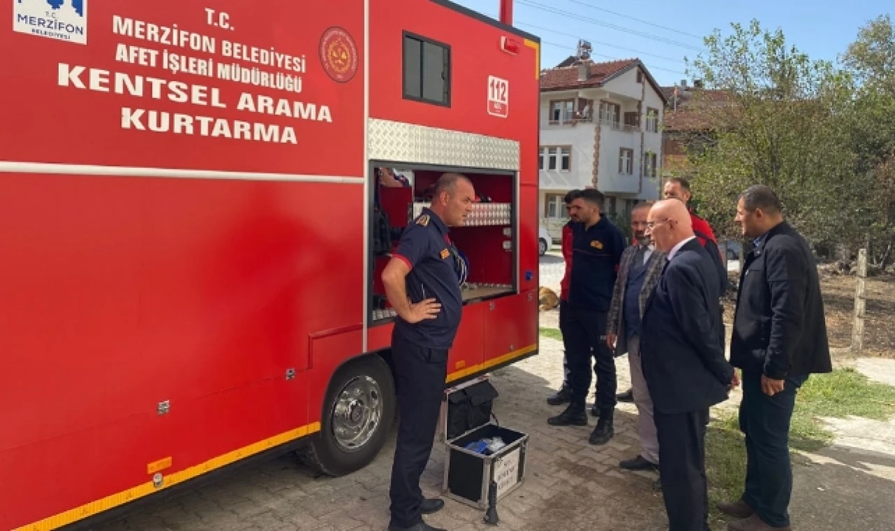 Merzifon İtfaiye Ekibi Niksar'da