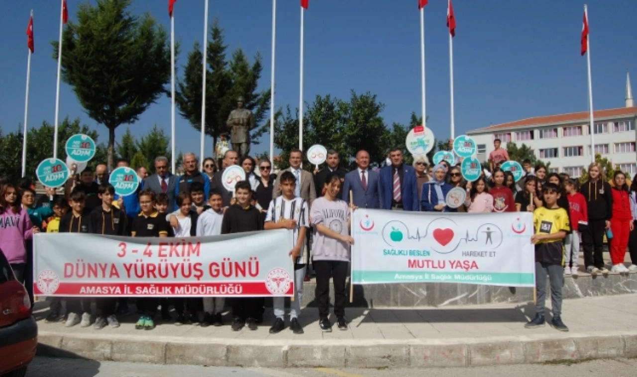 Merzifon Sağlık İçin Yürüdü