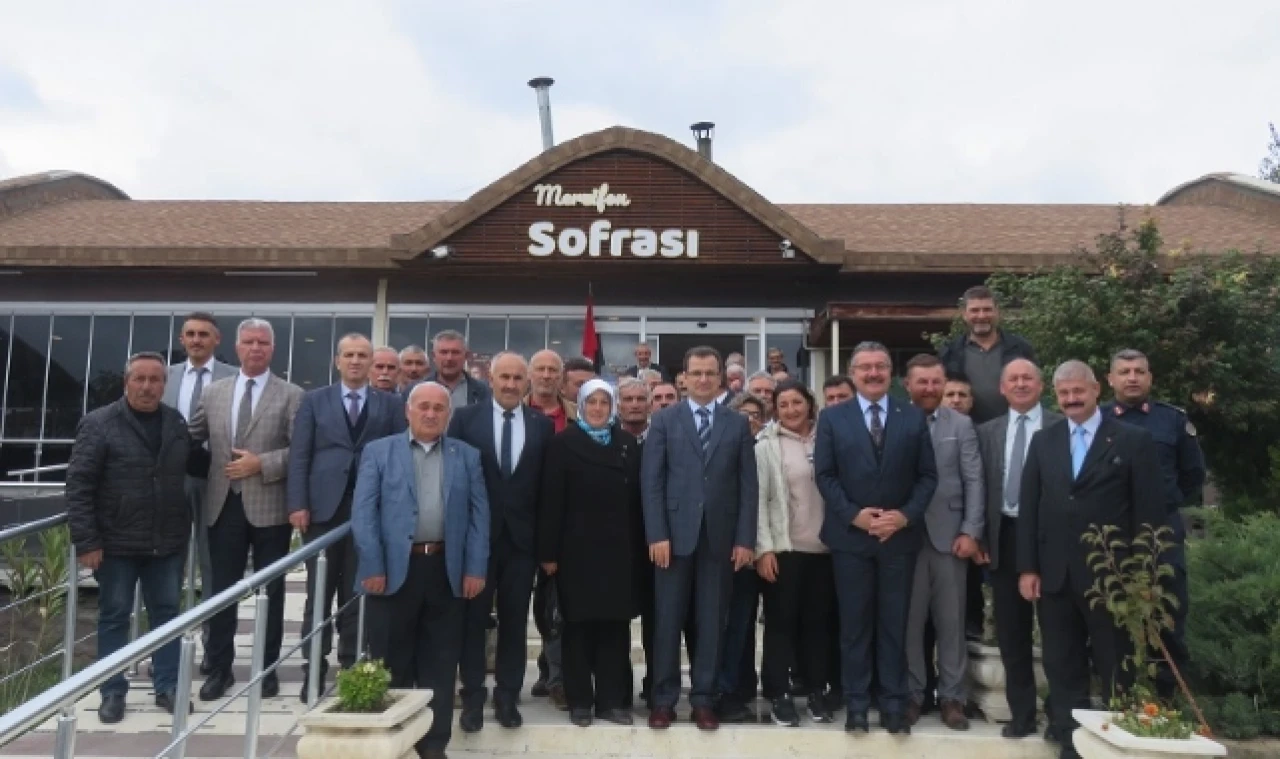 Muhtarlar yemekte buluştu