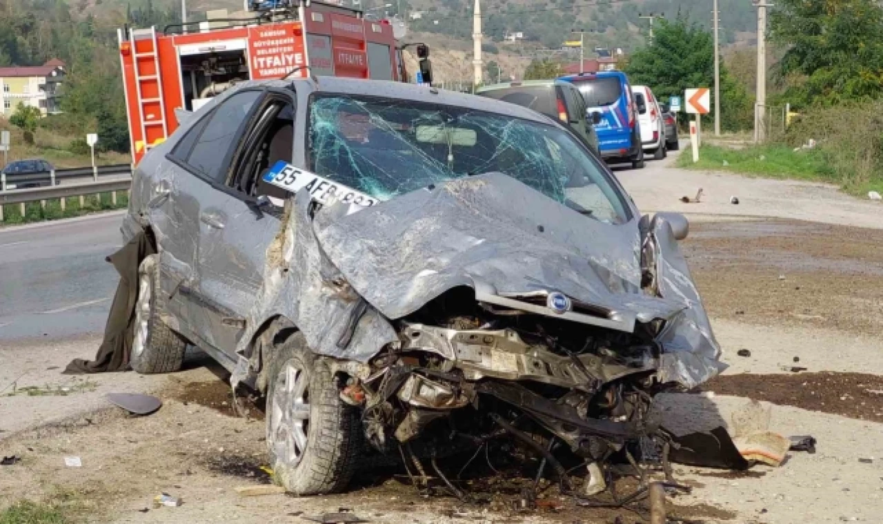 Otomobil takla attı: İnfaz koruma memuru ağır yaralandı