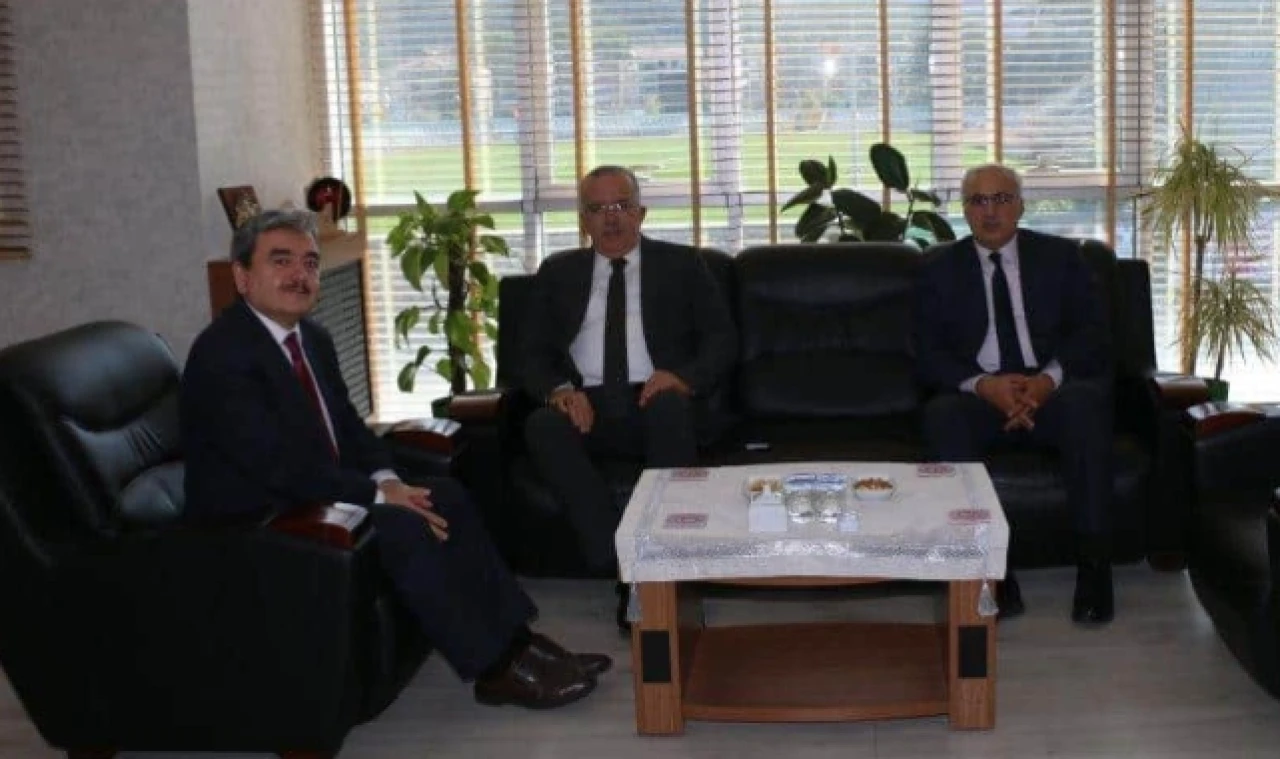 Rektör Turabi İl Milli Eğitim Müdürü Tükmen İle Görüştü