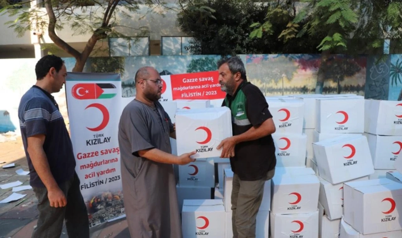 Türk Kızılayın Gazze'deki aşevinde, yeniden sıcak yemek çıkarılmaya başlandı