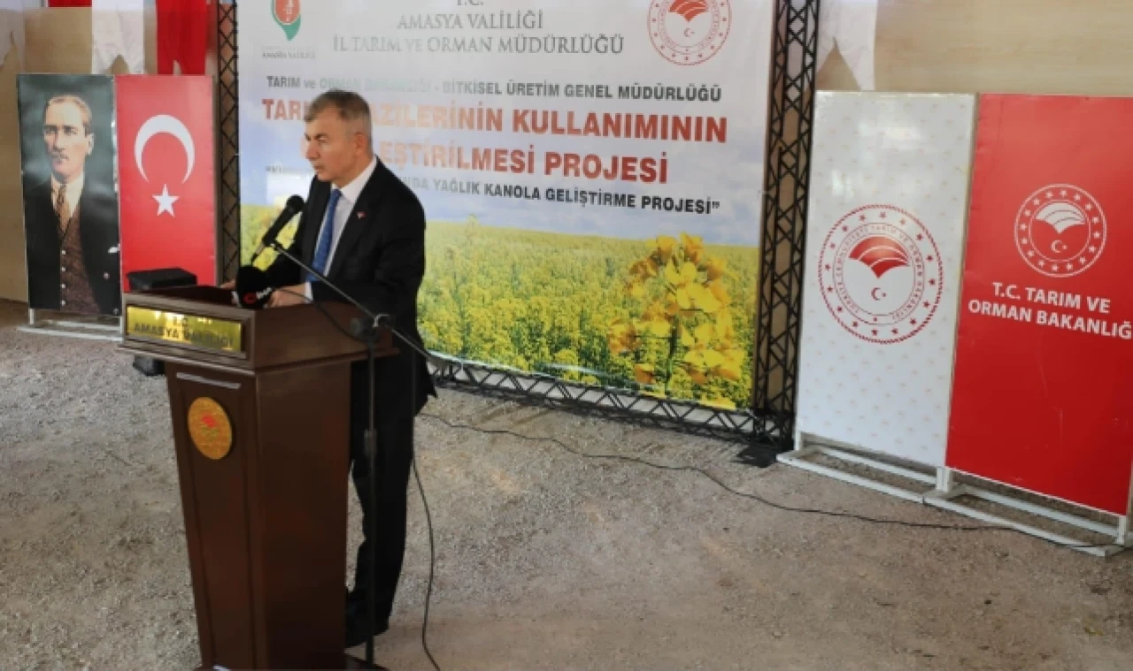 Vali Doruk, Kanola Tohumlarının temsil edildiği törene katıldı
