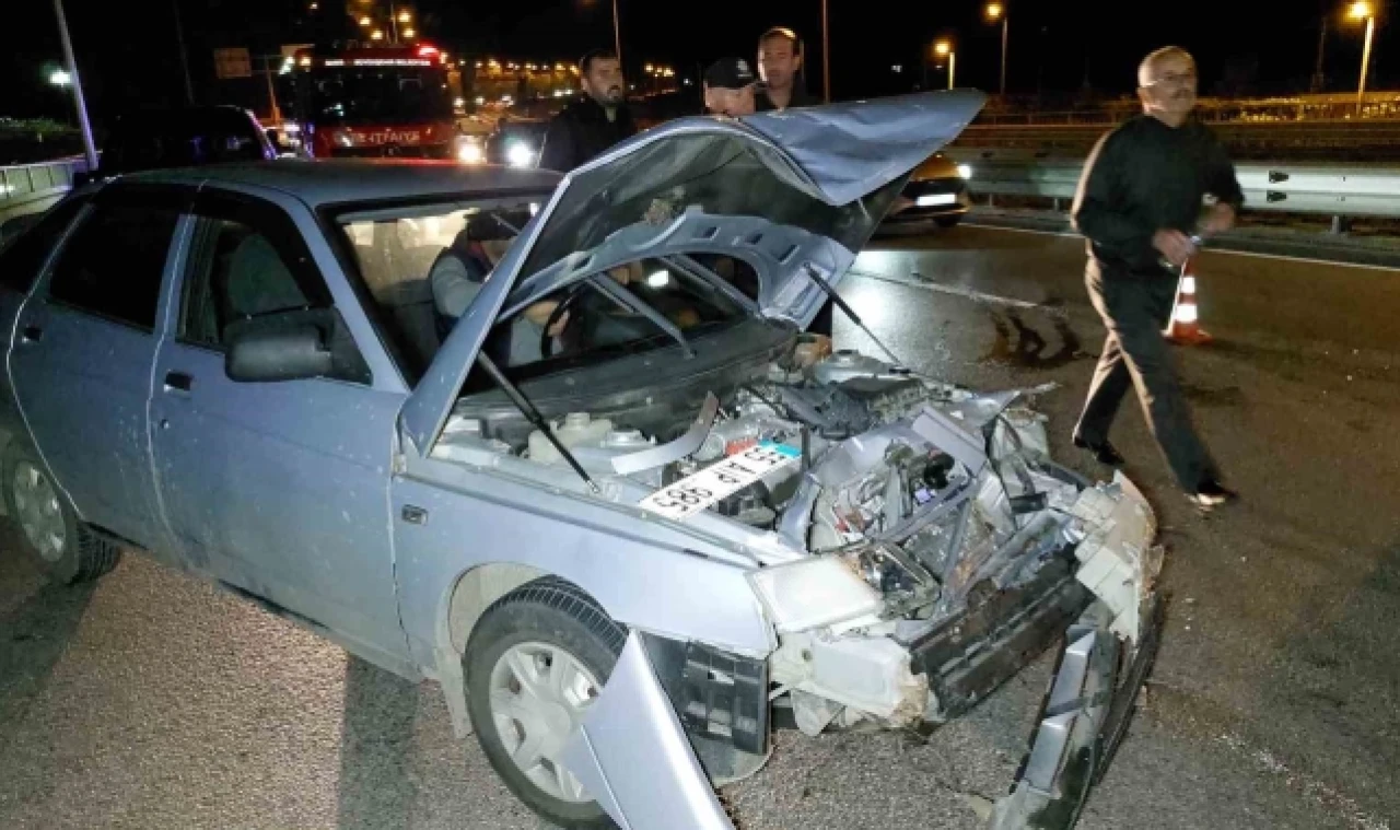 Yola düşen kasa kazaya sebep oldu