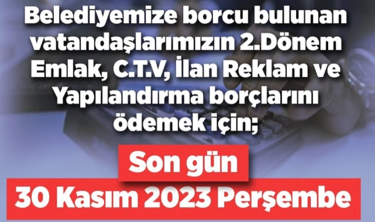 30 Kasım son gün