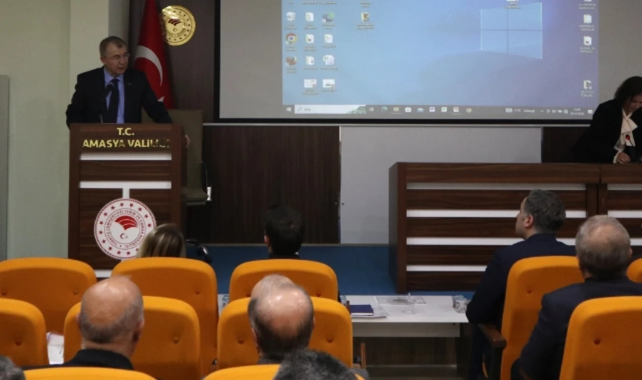 Amasya’da Tarımsal Kuraklık İl Kriz Merkezi Toplantısı Yapıldı