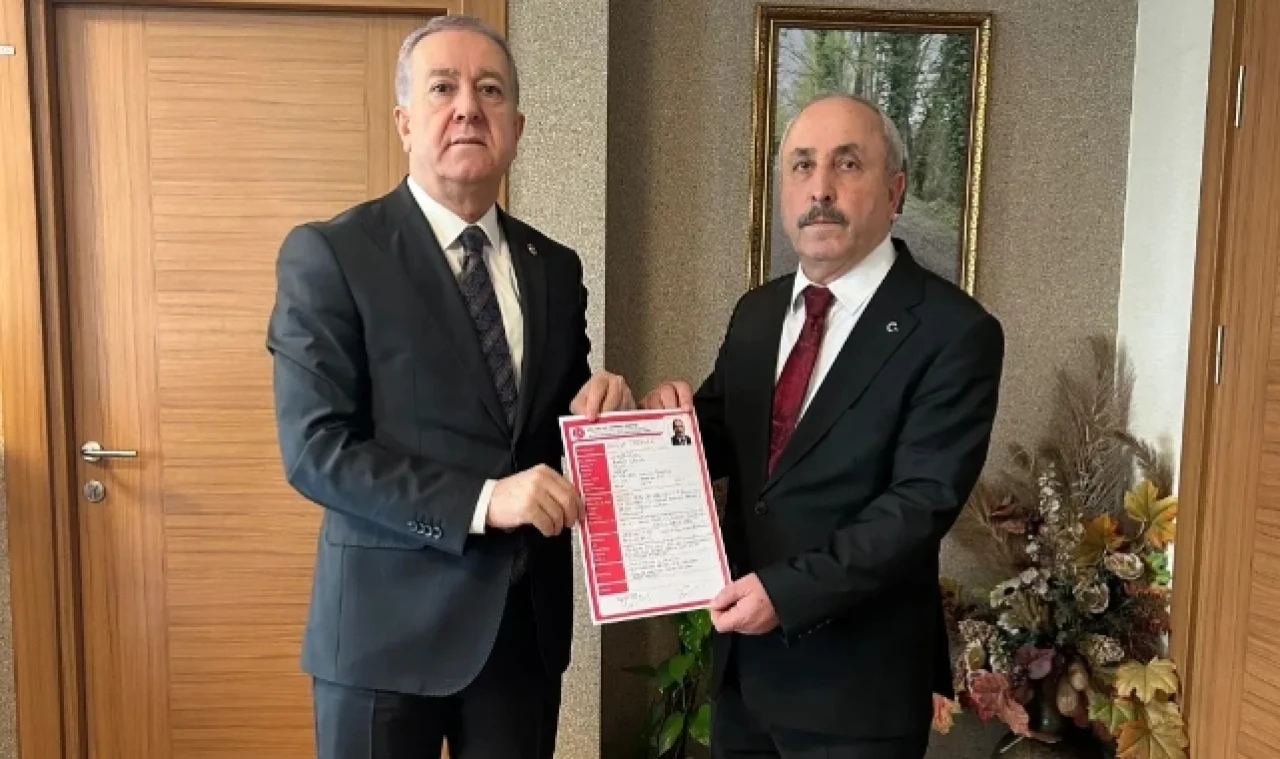 Başkan Çelik, müracaatını Genel Merkez’e yaptı