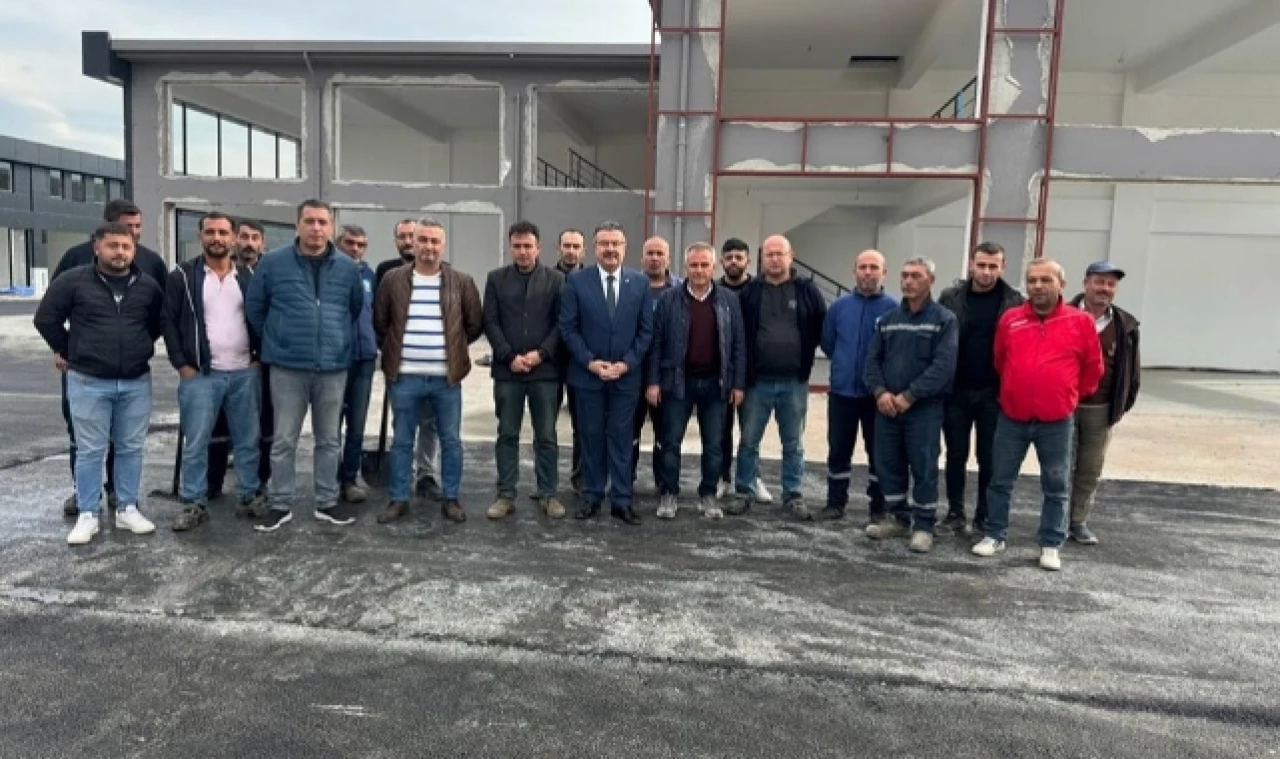Çalışmaları yerinde inceledi