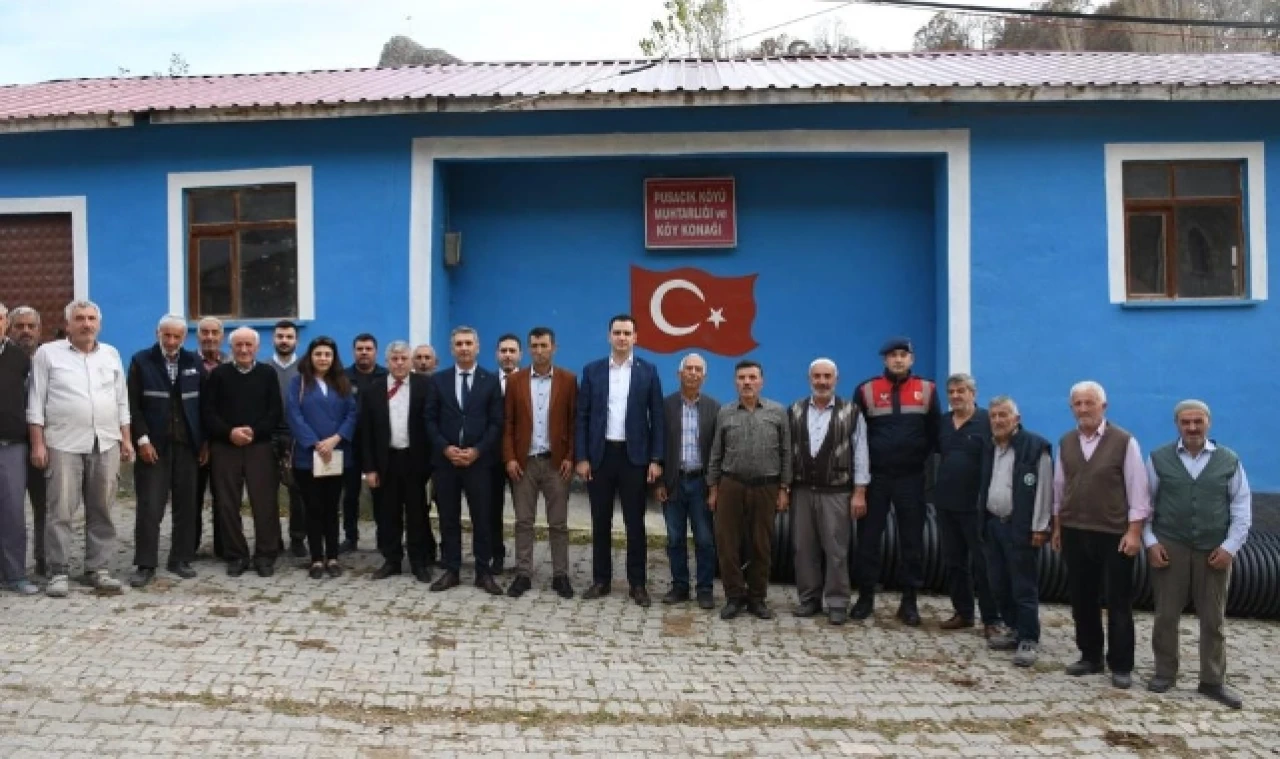 Kaymakam Büyükkaymakçı köy ziyaretlerinde