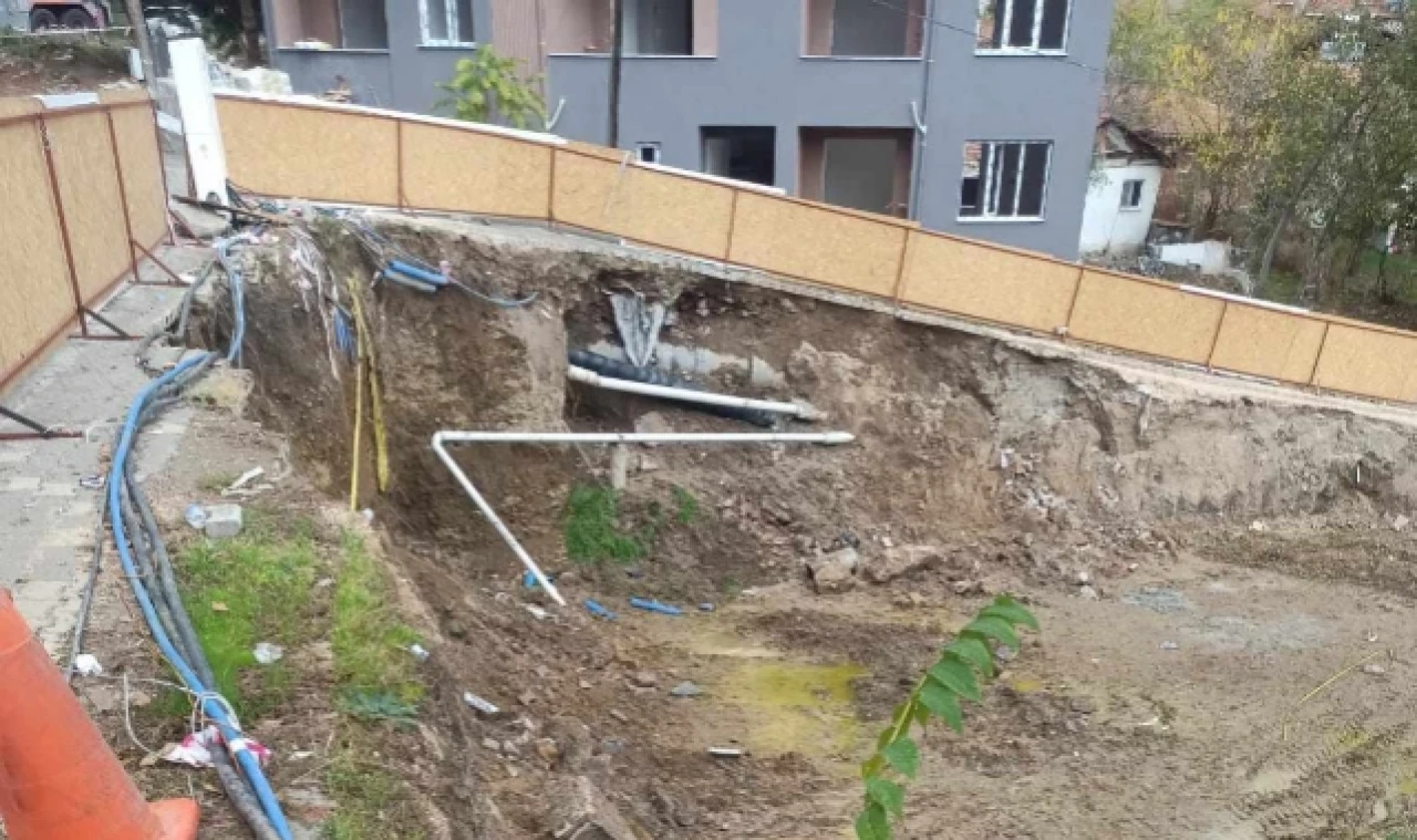 Merzifon’da patlayan doğalgaz boruları korkuttu