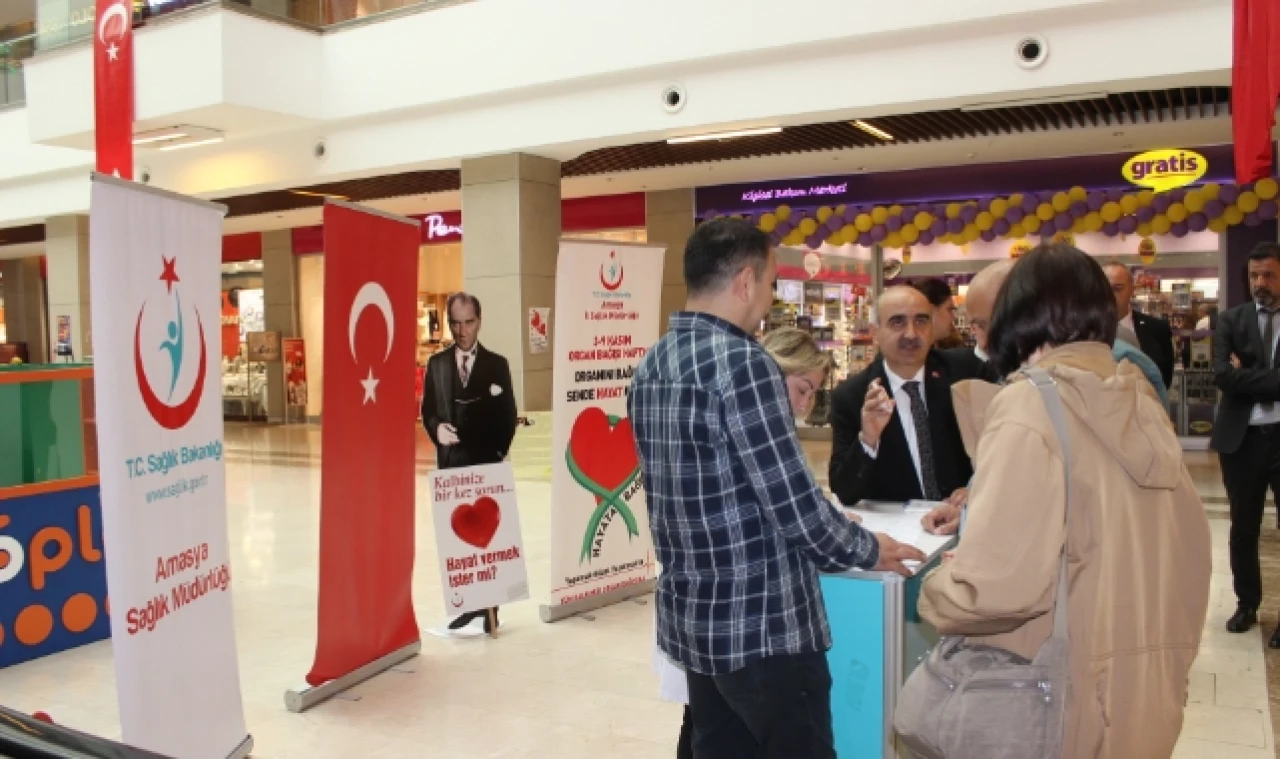 Organ Bağışı bilgilendirme standı açıldı