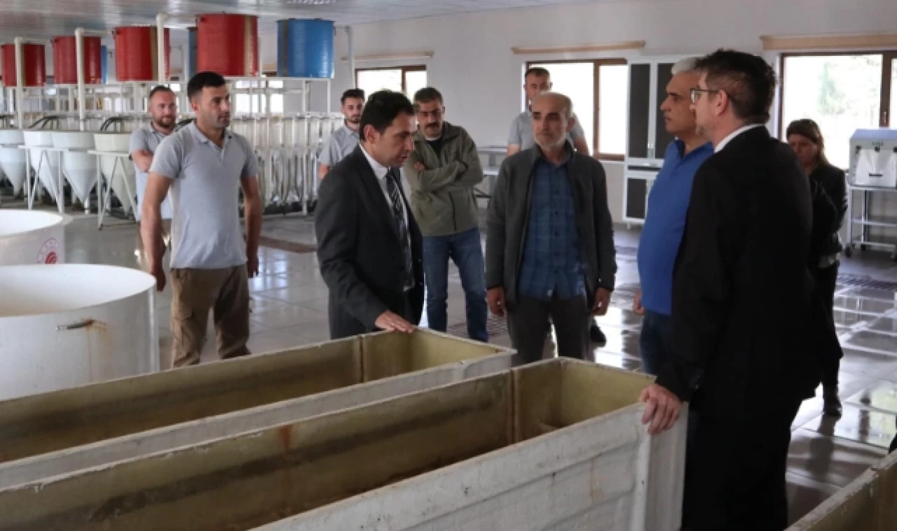 Yedikır Su Ürünleri Üretim ve Araştırma İstasyonu’nu ziyaret etti