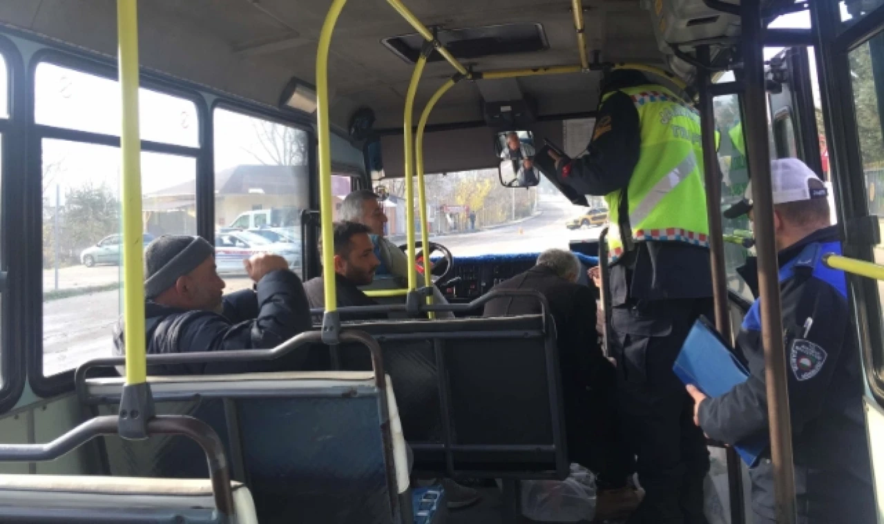Amasya’da Şehir İçi Yolcu Taşımacılığı Yapan Araçlar Denetlendi