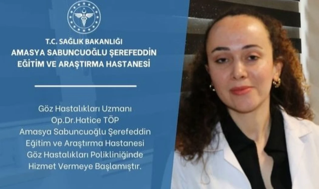 Amasya Eğitim ve Araştırma Hastanesi’ne 3 Yeni Doktor