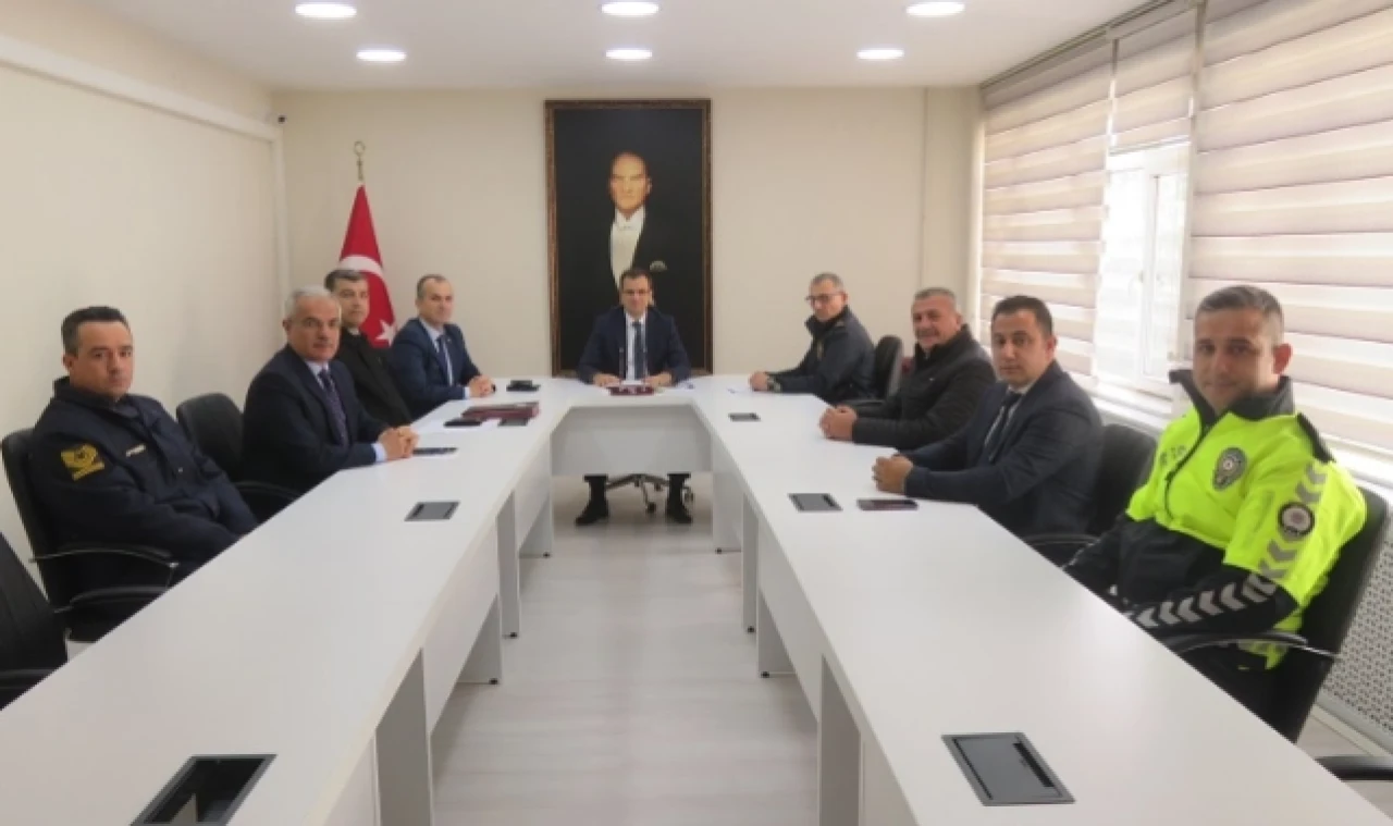 Merzifon’da Aralık Ayı İlçe Trafik Komisyonu Toplantısı Yapıldı