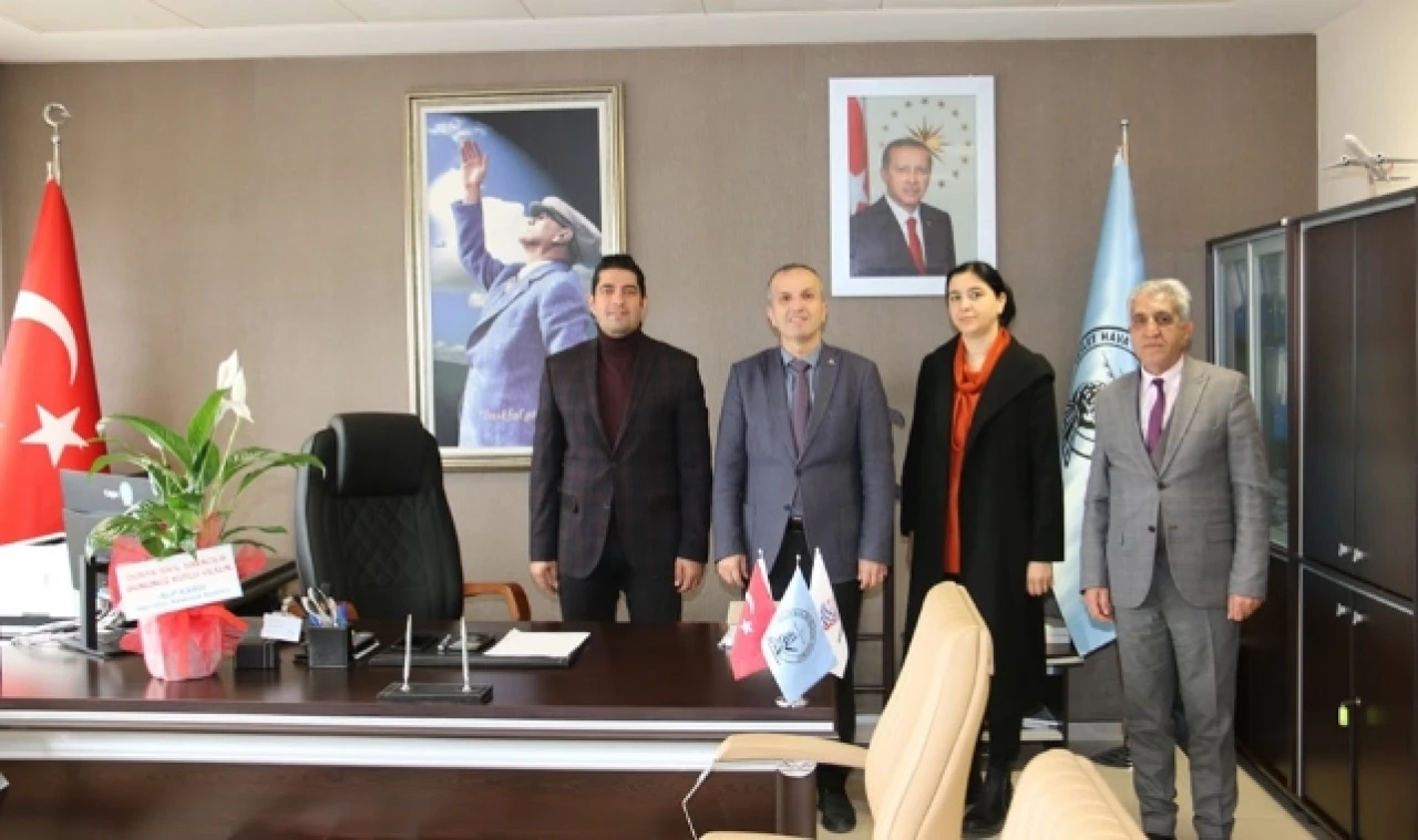 Ergül, Dünya Sivil Havacılık Günü nedeniyle Algül ile bir araya geldi